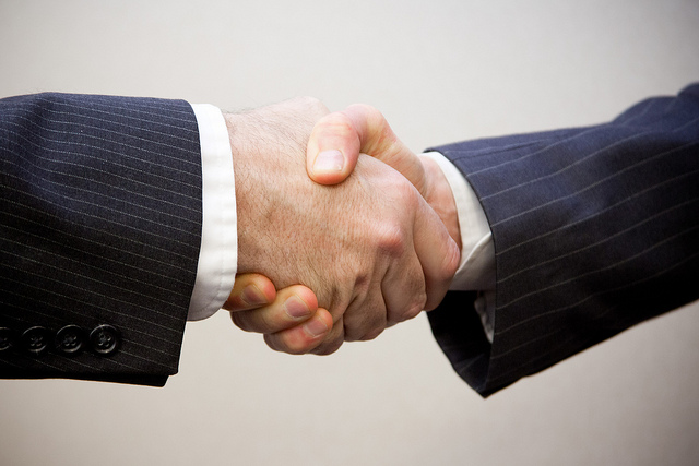 Business Man Handshake