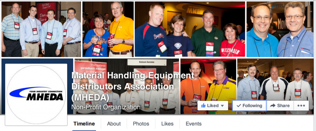 Material Handling Equipment Distributors Association Facebook Page