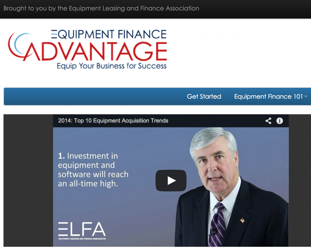 Equipment Finance Advantage Screenshot